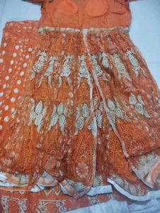Peplum Heavy Gown Or Lehenga Set
