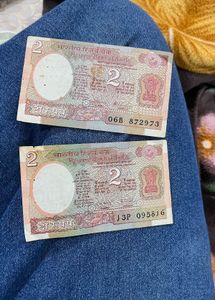 Rare 2 Rupee Banknotes