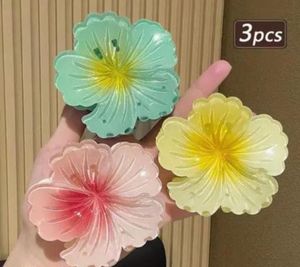 3pcs Flower Hair Claw Clips