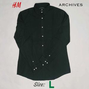 H&M Dark Green Shirt