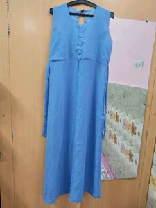 Stylish Blue Tunic Top (Z)