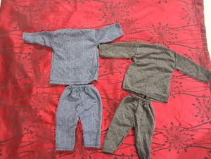 Kids Striped Pajama Set (2 pairs)