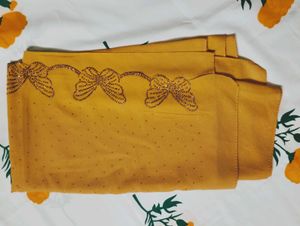 Chiffon Shimmer Butterfly Stone Work Hijab