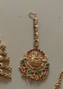 Gold Plated Indian Jewelry Set