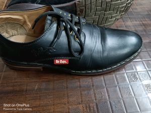 Black Formal Shoes Lee Cooper