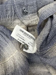 Zara Textured Blue Shirt