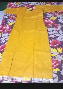 Yellow Dress suit and salwar with heavy dupatta