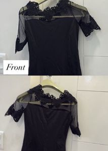 Elegant Black Sheath Dress