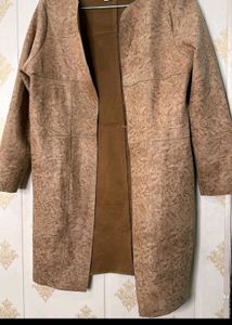 Combo Red Top And Brown Blazer