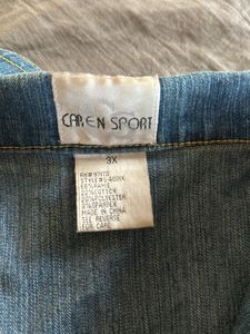 Sleeveless Denim Jacket