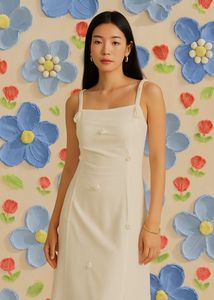 White Sleeveless Dress