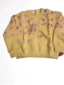 Floral Print Sweatshirt