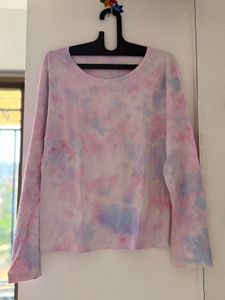 Tie-Dye Long Sleeve Top