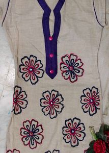 Floral Print Kurta