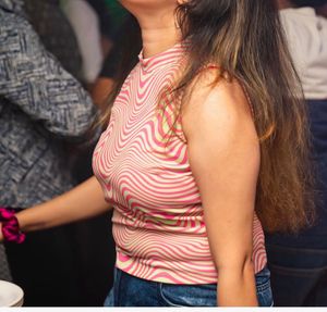 Hot Pink High-Neck Top