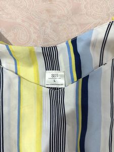 Striped Coord Set, M/L Size