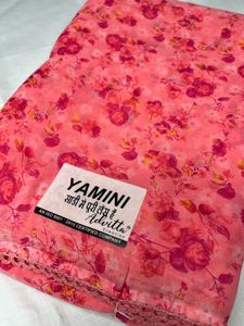 GEORGETTE FLORAL SAREES FOR WOMEN
