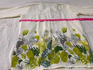 Floral Print Kurta