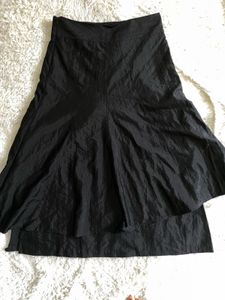 Asymmetrical Black Skirt