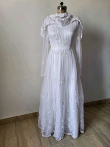 Vintage White Lace Dress