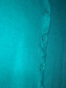 Bottle Green Long Sleeves Crop Top