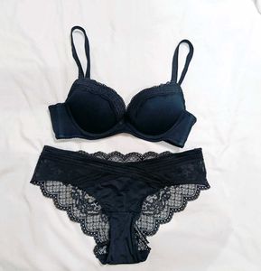 🇳🇿💫💗Black Bra Penty Hot Look Set