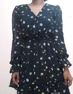 Deep Neck Cute Frock