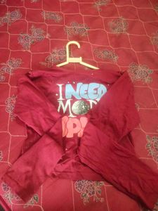 Newme Burgundy backless Top