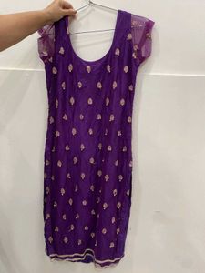 Purple Indian Dress