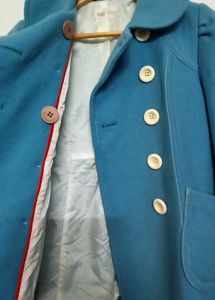 Vintage Style Blue Coat