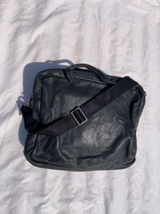 Prada Black Leather Shoulder Bag