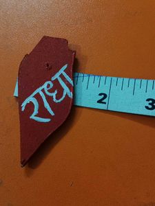 Handmade Radha Name Tags