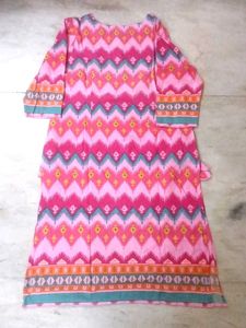 Pink Printed Kurta