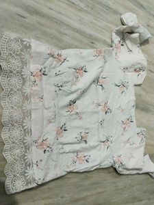 Floral Lace Trim Top
