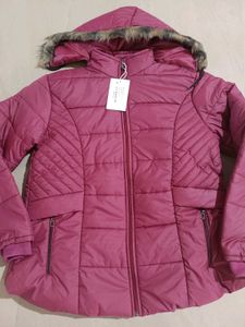 Voxati Puffer Jacket with Hood, XXL Size