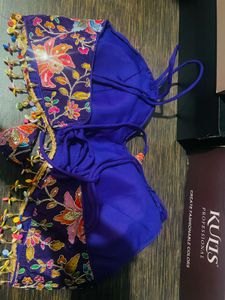 Navratri Style Purple Lehenga Choli Set