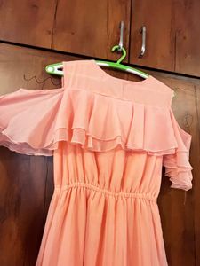 Peach Dress