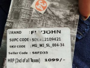 Dark Blue Jeans 30 Size