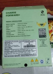 Ambrane Small Powerlit 10000mAh Power Bank (Black)