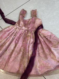Pink Floral Party Dress