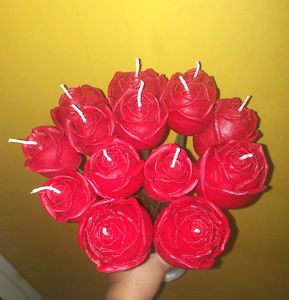 Rose Candle(big) - Romantic Decor