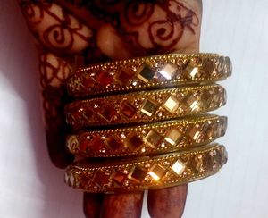 Golden Bangle Set