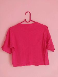 Pink Casual T-Shirt