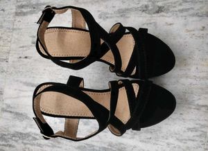 Black Strappy Heels