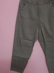 Olive Green Casual Pants
