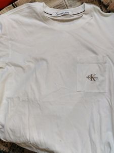 Calvin Klein Side Pocket T Shirt