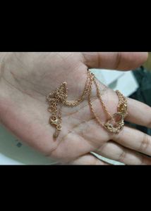 Giva Rose Gold Infinity Heart Necklace