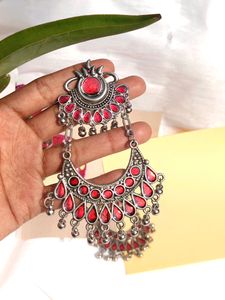 Oxidised Afgani Earring ❤️