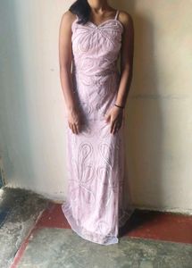 Elegant Pink Maxi Dress