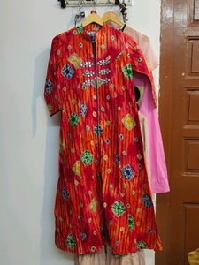 Hand Crafted Long Kurti For Small Size